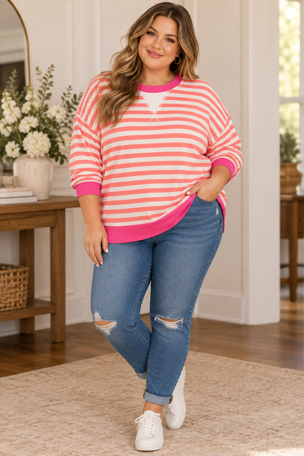π The Sunday Bliss Relaxed Top | Curvy