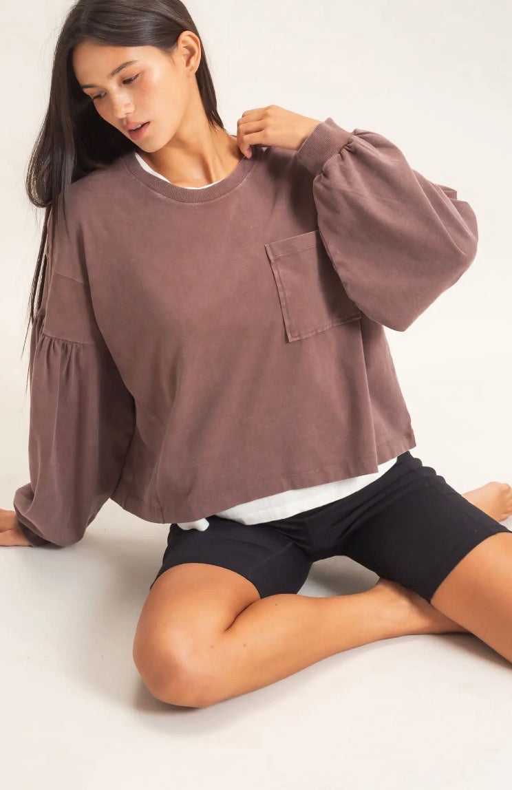 The Lacey Top | Brown