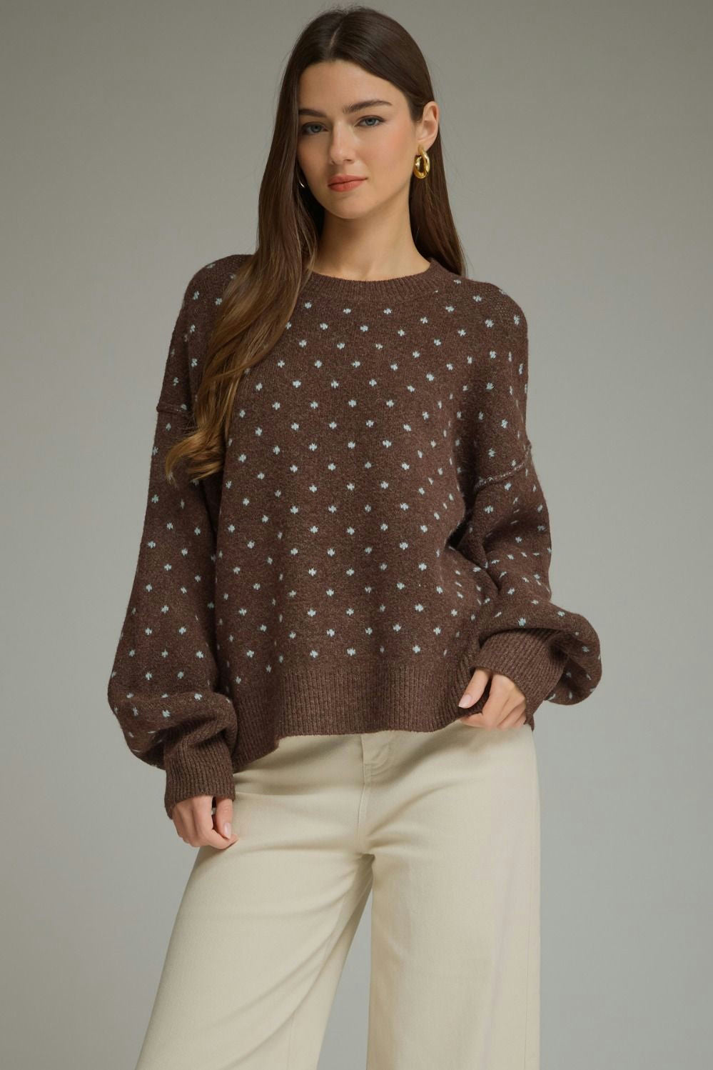 Mint to Be | Dot Sweater