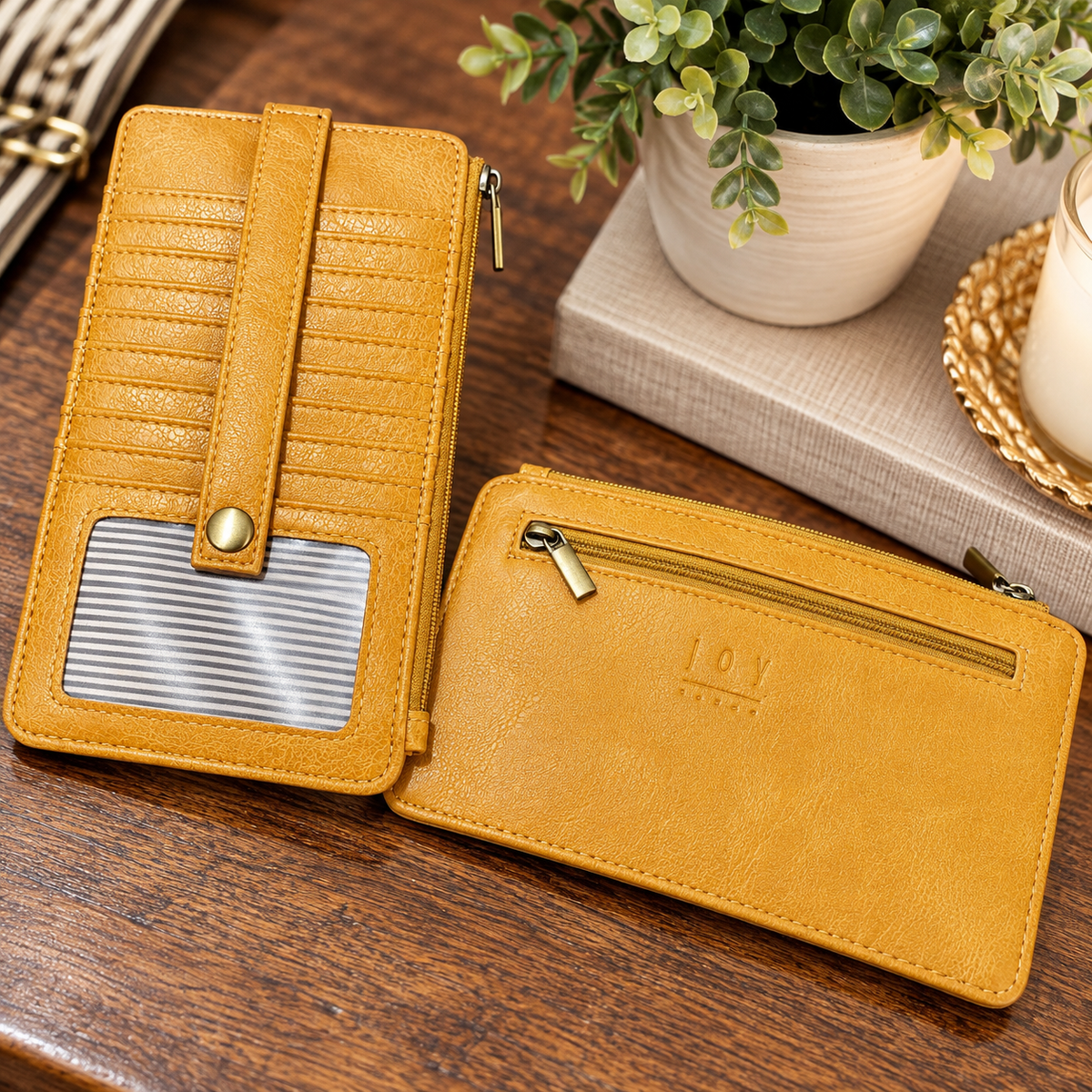 Kiara Mini Wallet | Mustard