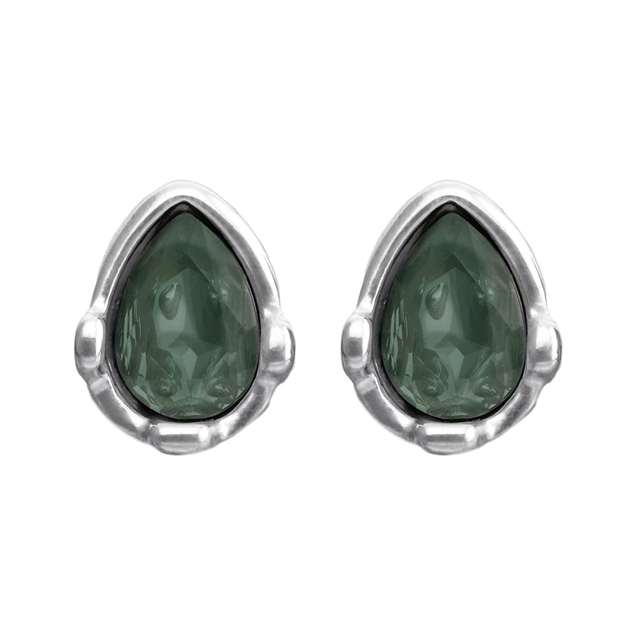 Presagio Earring | Green | Silver