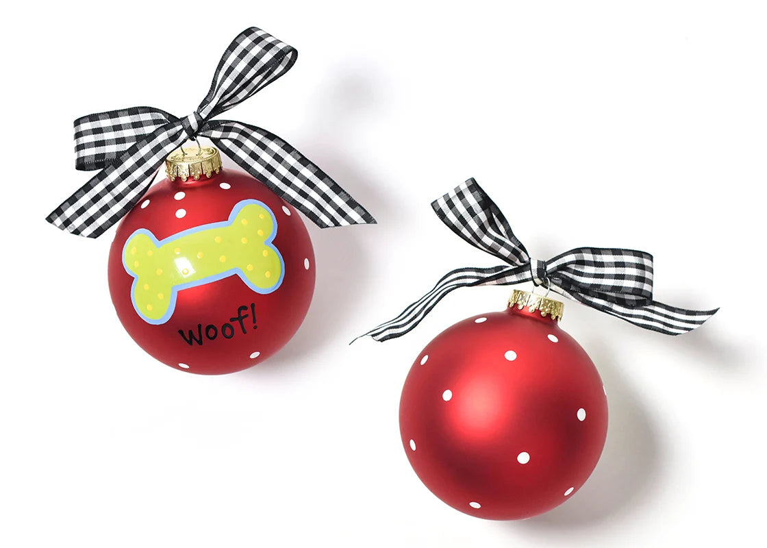 Woof! | Dog Christmas Ornament
