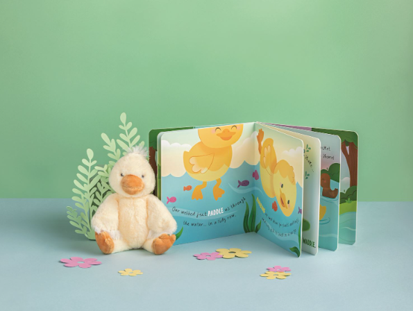 Mable Book with Plush Duckling