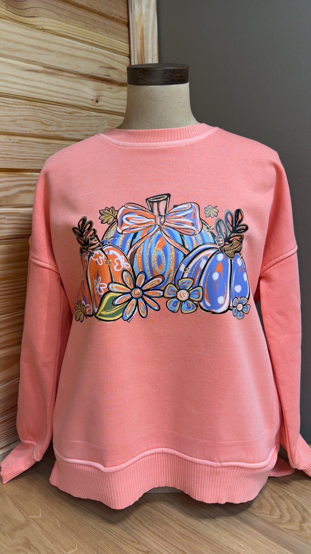 Sweet Pumpkin Blooms Sweatshirt