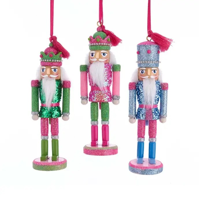 Preppy Wooden Nutcracker Ornament
