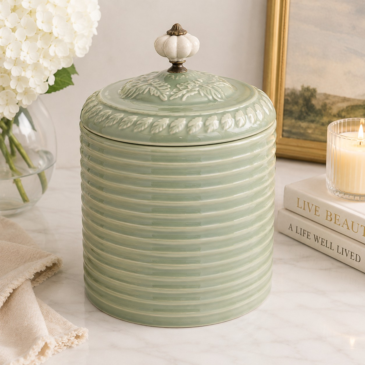 Sage Heirloom Canister | Small