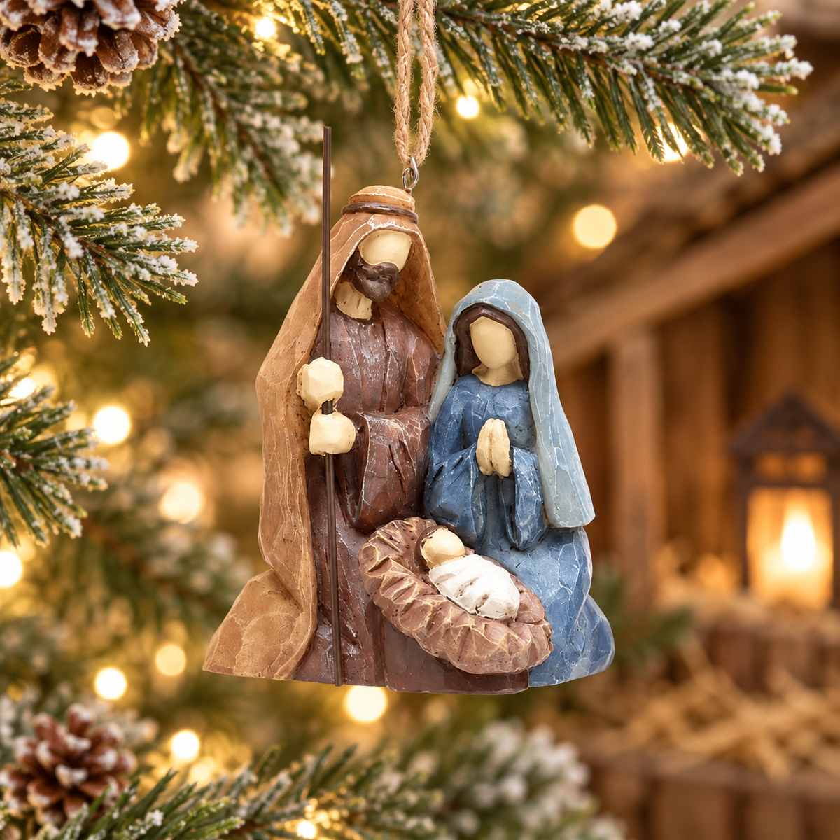 Nativity Hanging Ornament