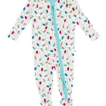Baby Holiday Lights Footsie
