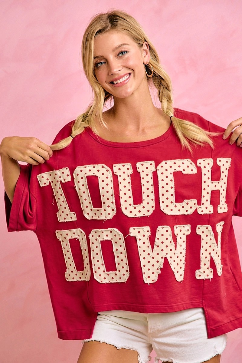 Touch Down Applique Top