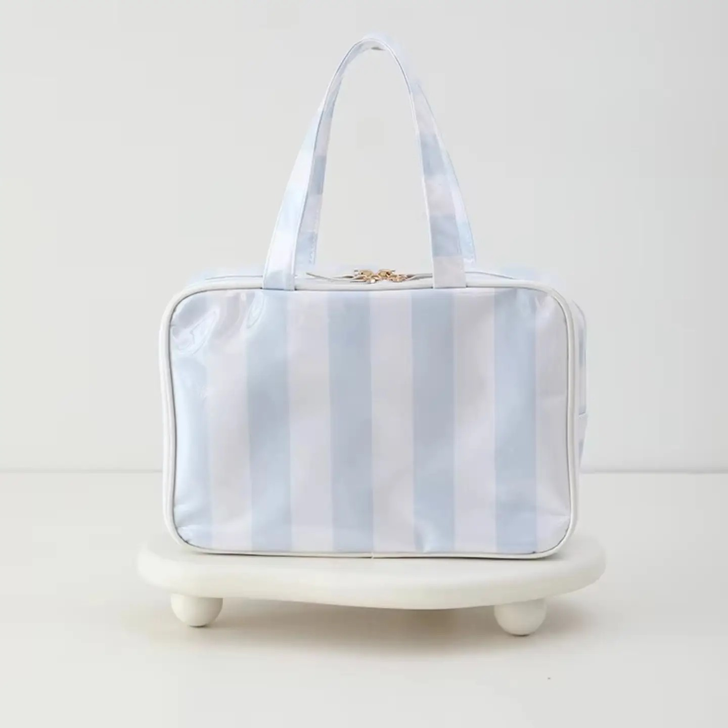 Seaside Stripe XL Cosmetic Bag