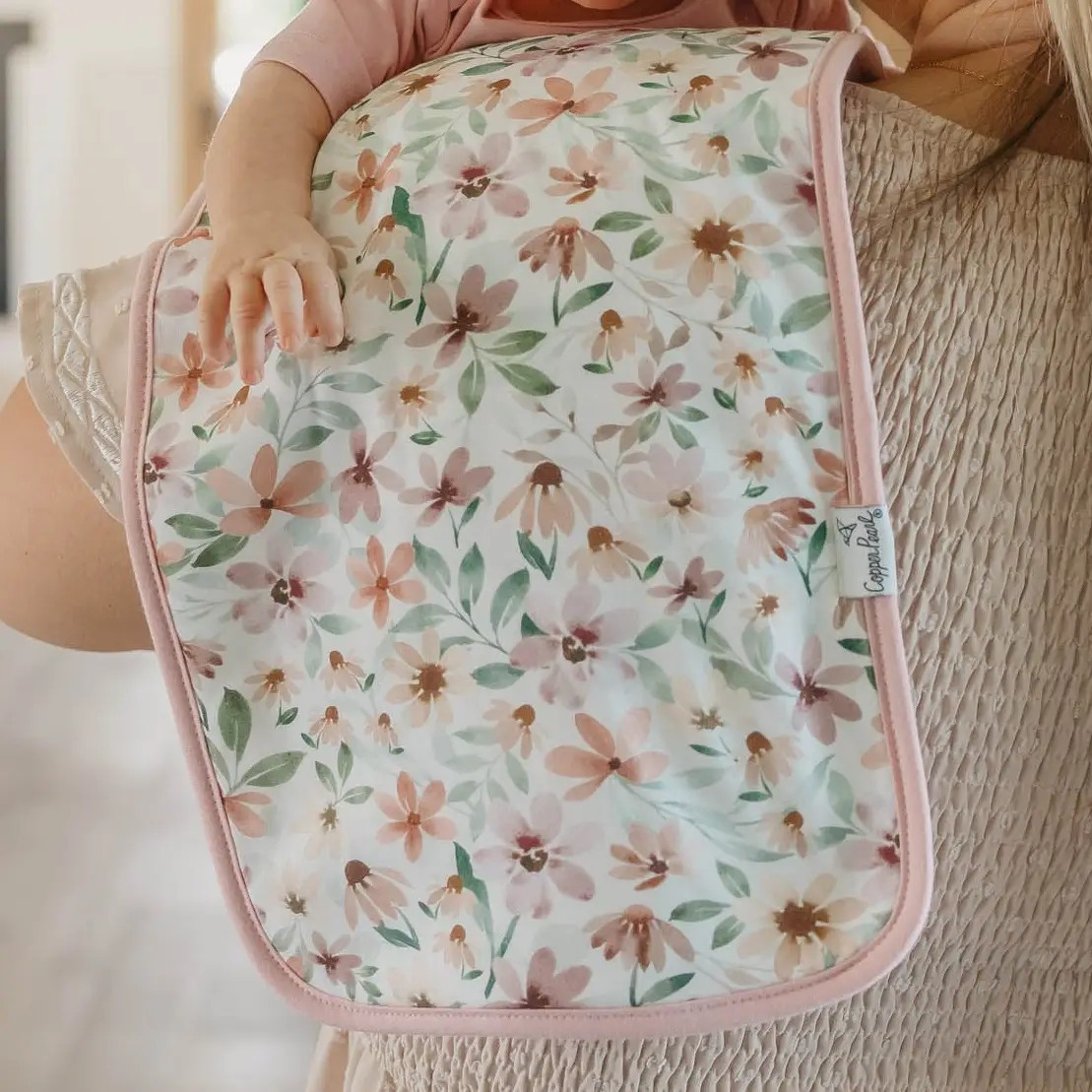 Natalie Premium Burp Cloths | Copper Pearl
