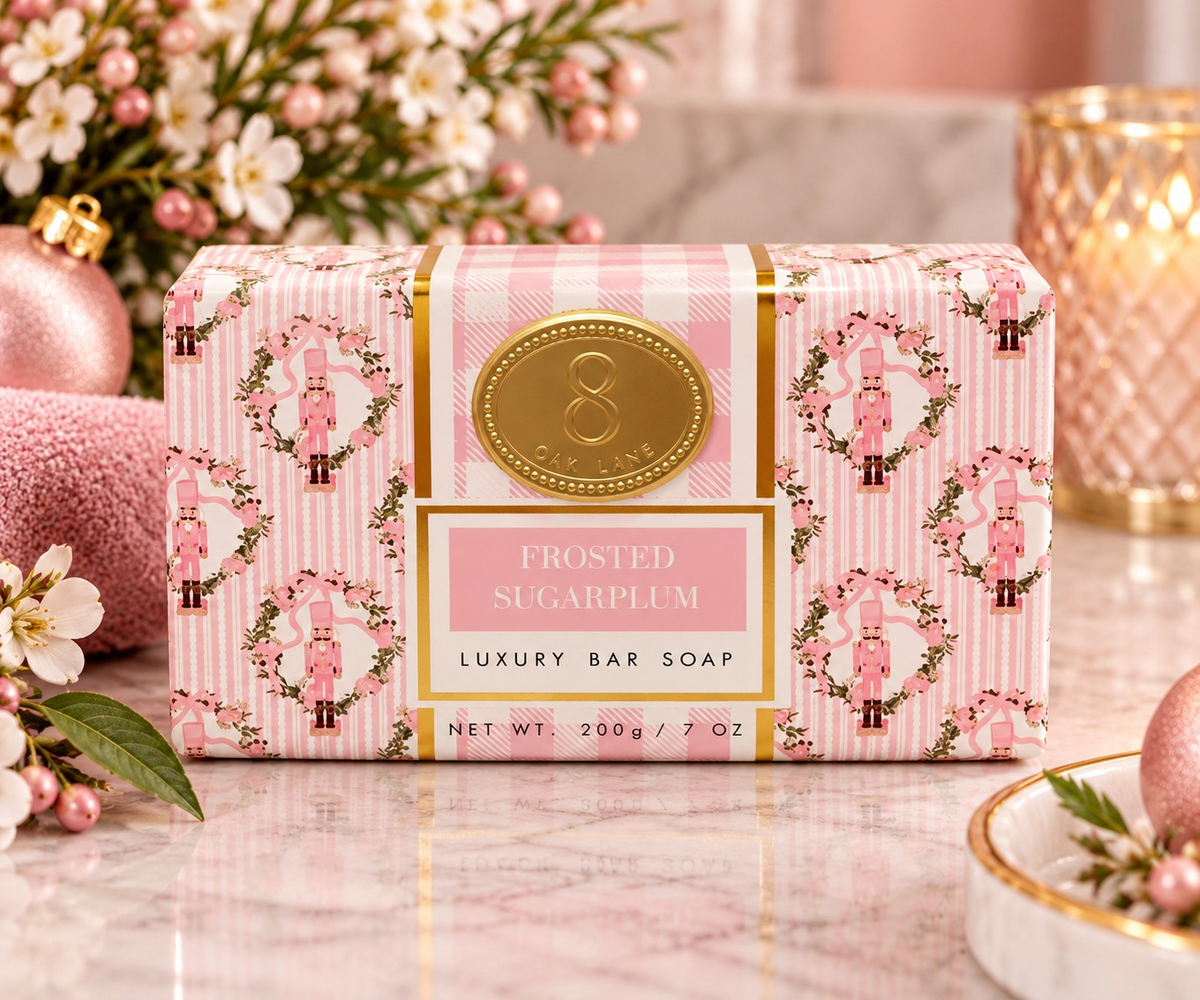Frosted Sugarplum Luxury Bar Soap | 8 Oak Lane