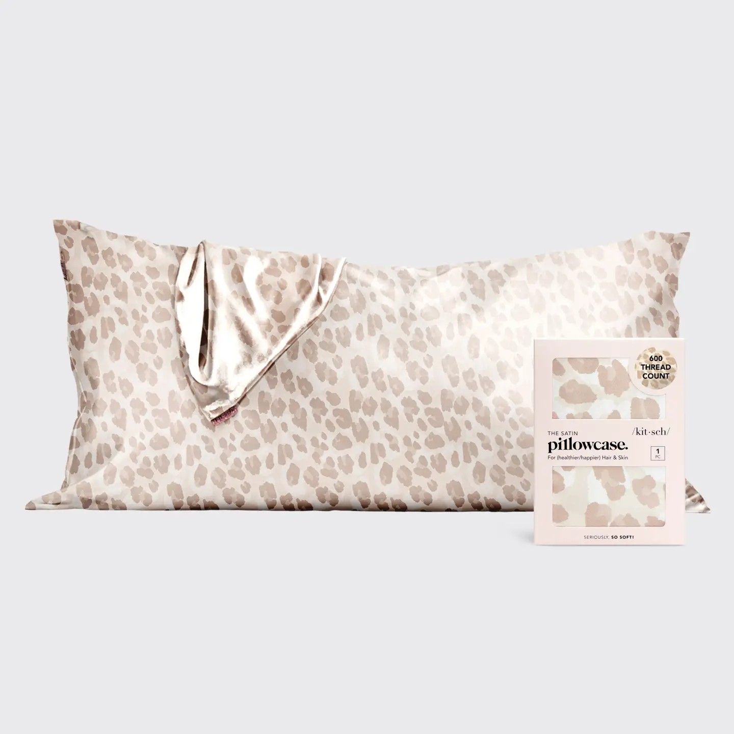 Satin King Pillowcase | Leopard