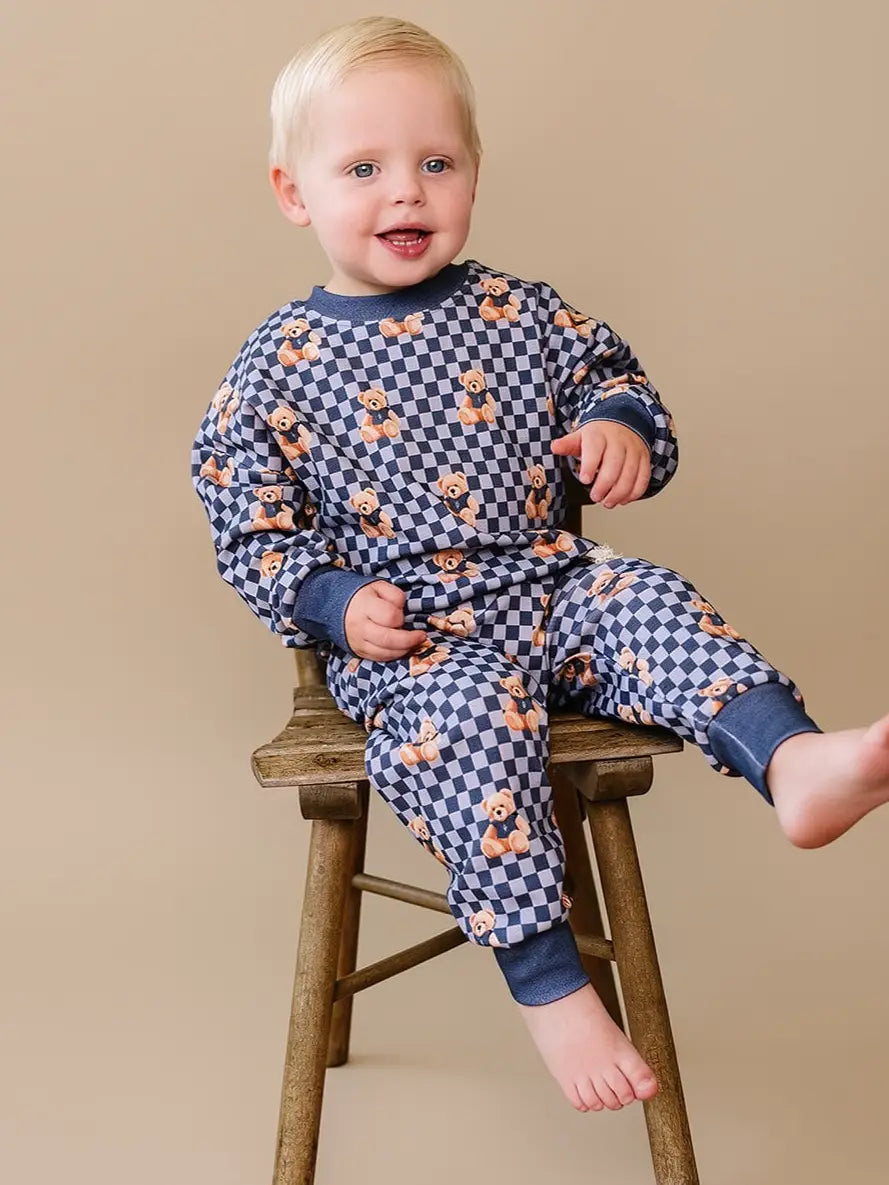 Checkered Bear Vibe Set