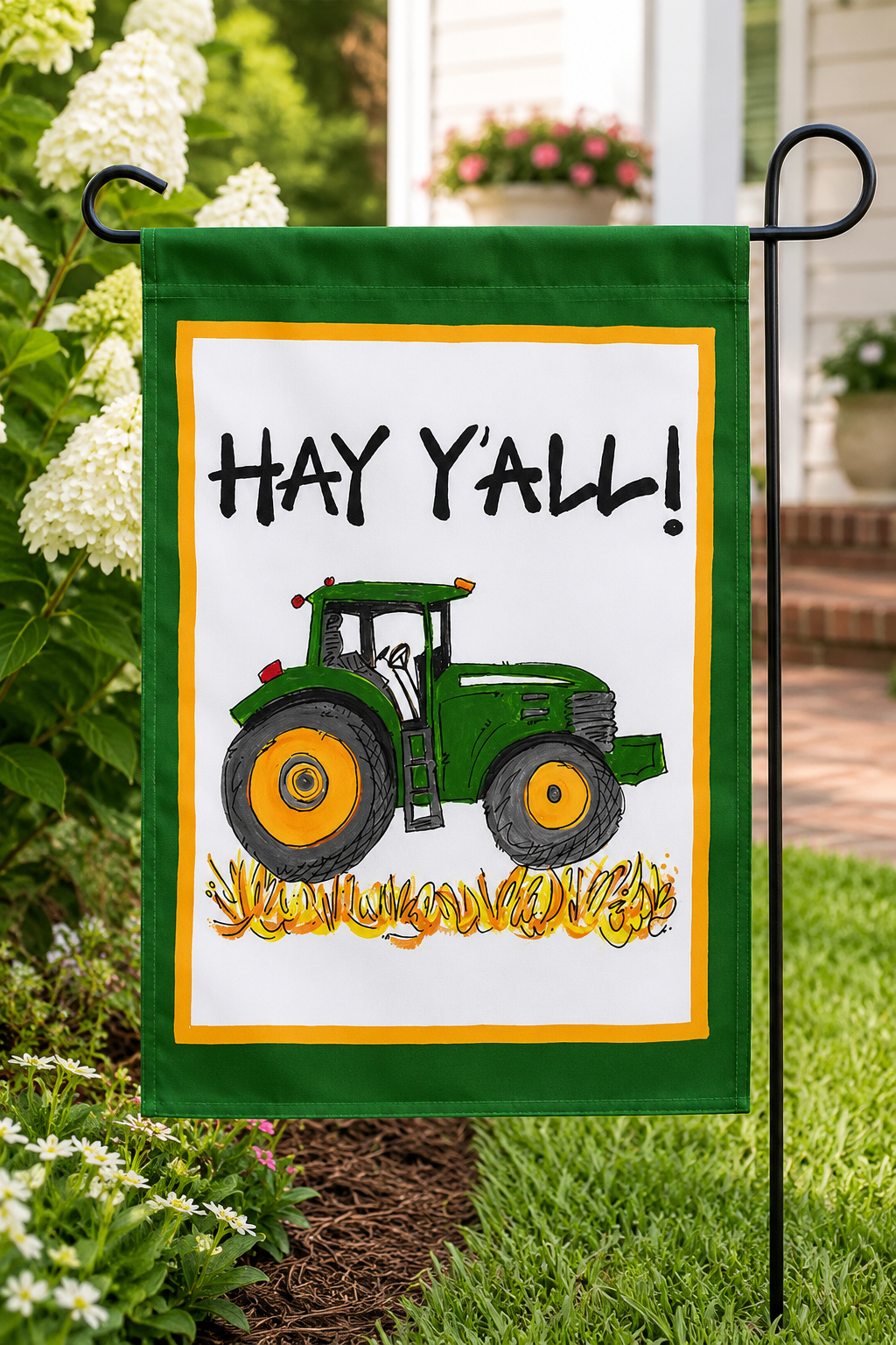 Hay Y’all! Garden Flag