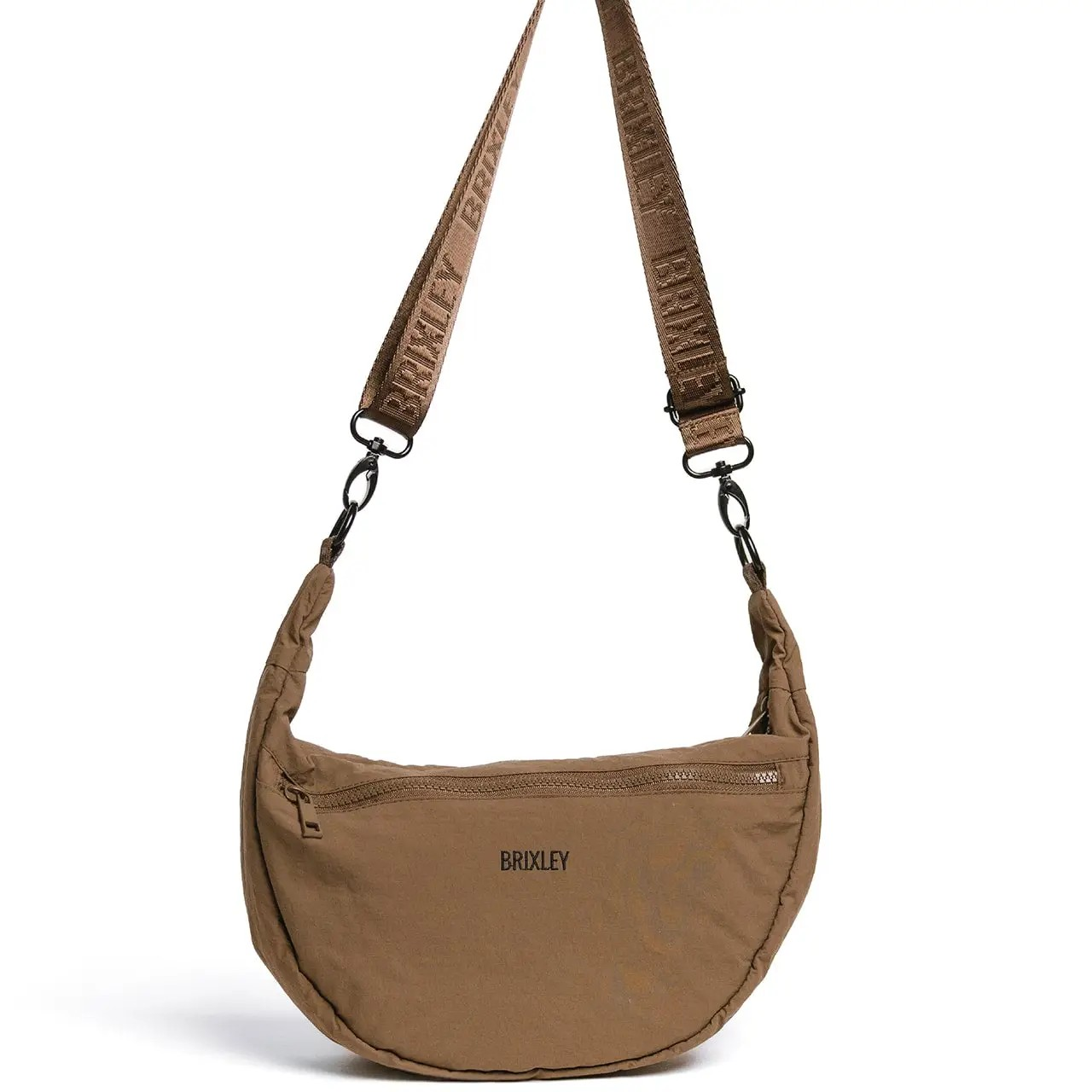 Mocha Crescent Crossbody | Brixley