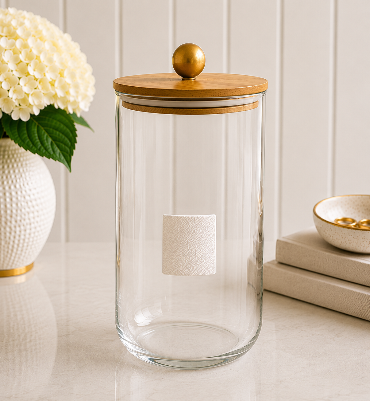 Happy Everything! Glass Storage Jar
