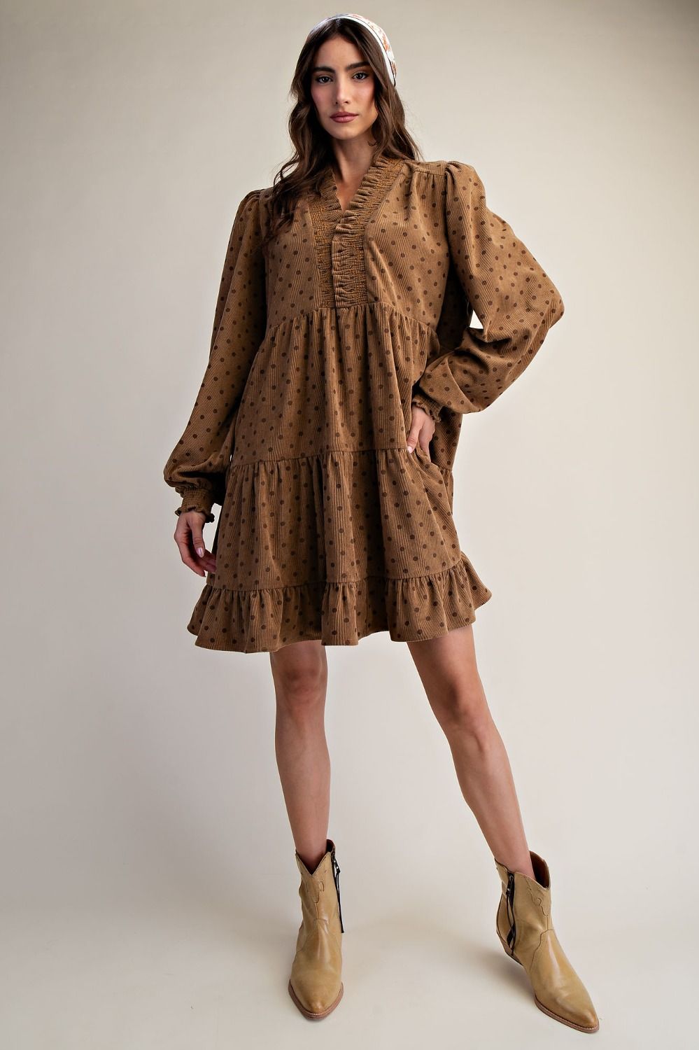 Dottie Mae Corduroy Dress