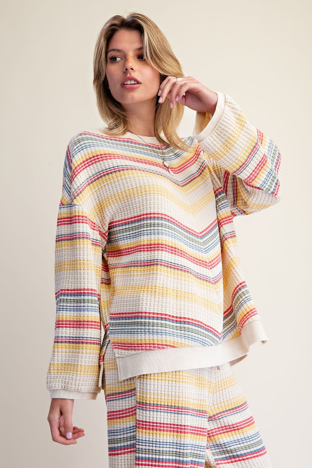 Thermal Stripe Top