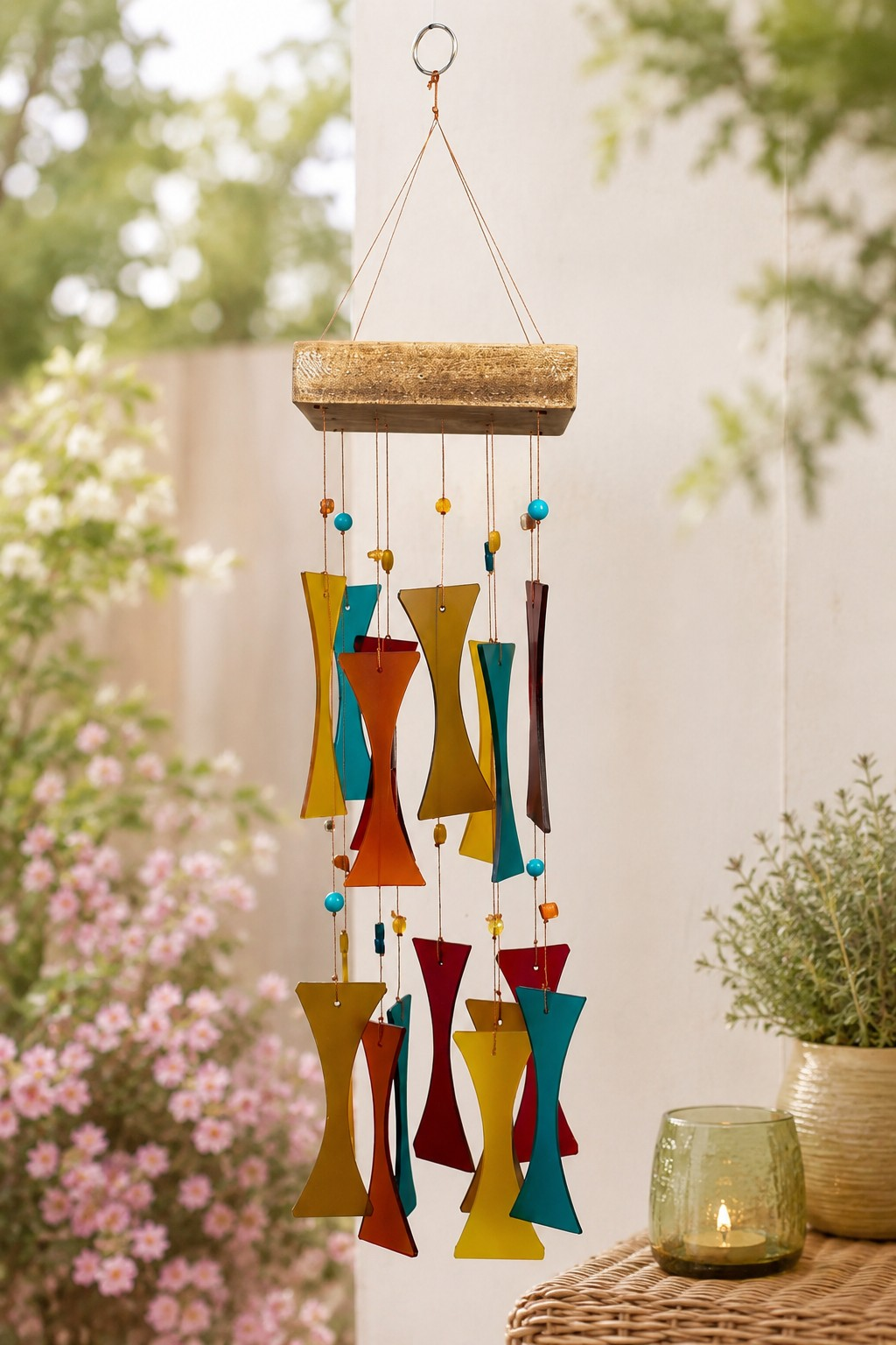 Santa Fe Cast Off Glass Chime