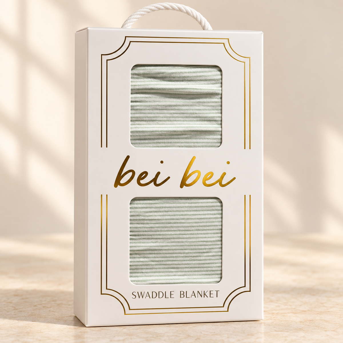 Willow Green Swaddle Blanket | BeiBei