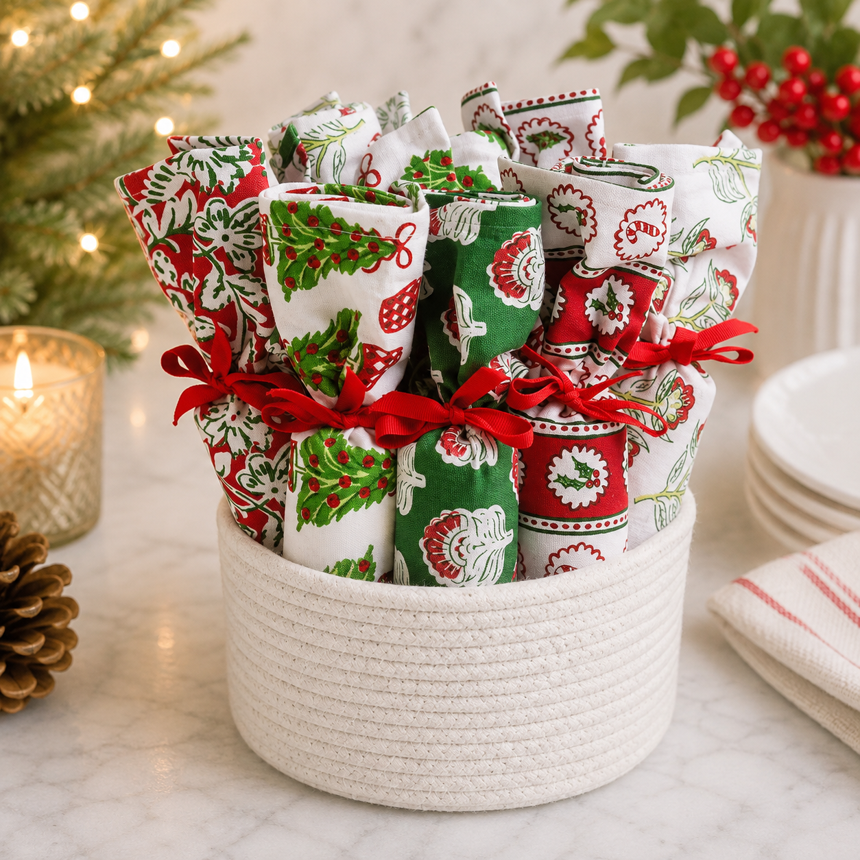 Mystery Kitchen Towel | Christmas