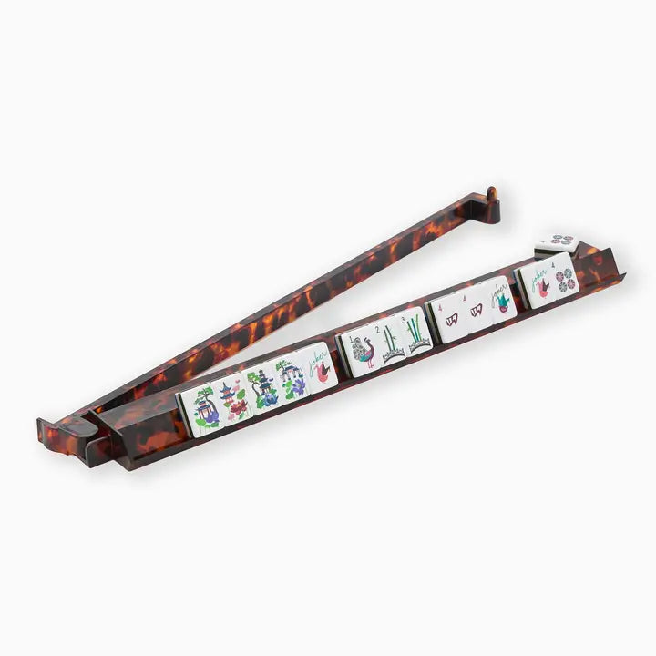 Tortoise Shell Rack + Pusher | Oh My Mahjong