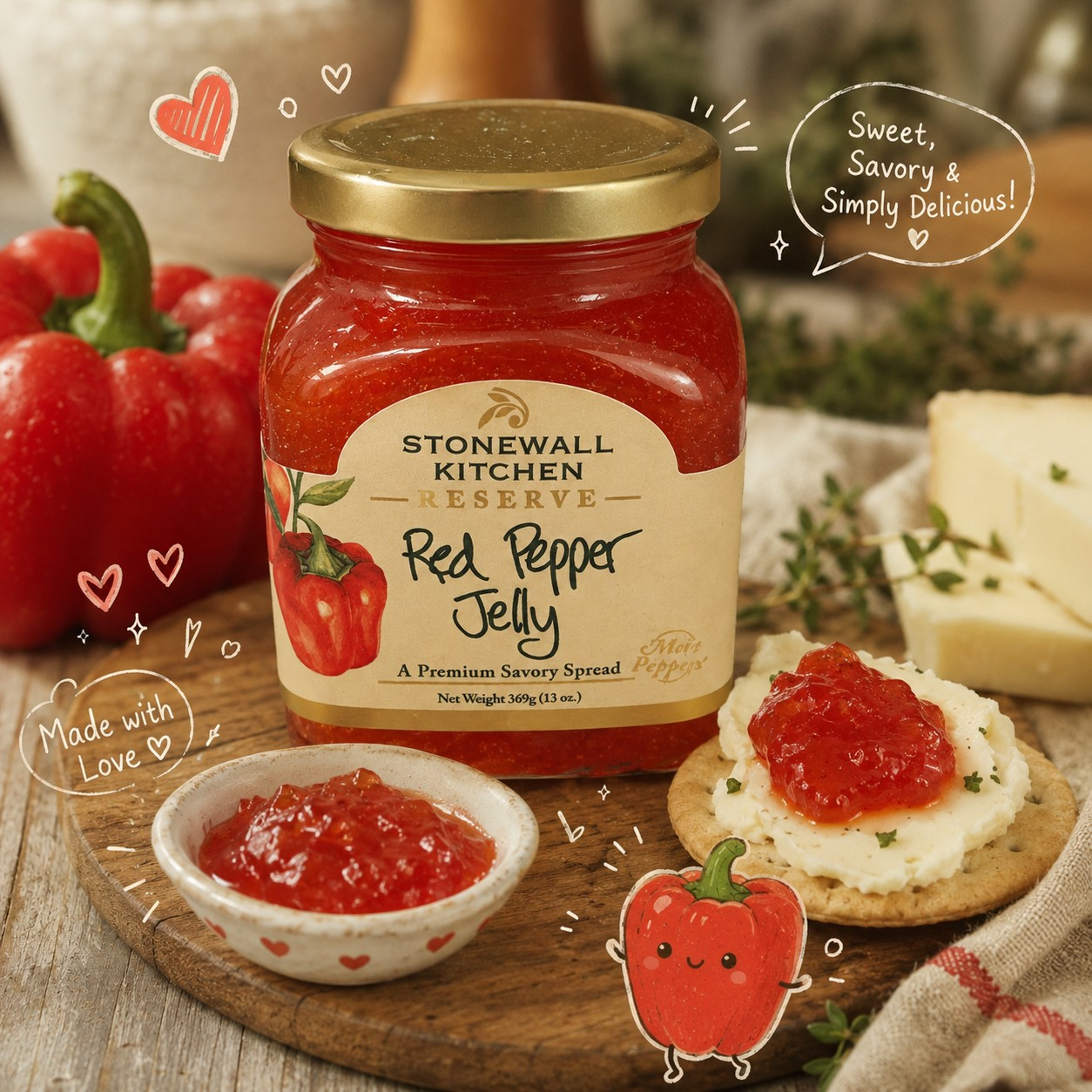 Red Pepper Jelly | Stonewall