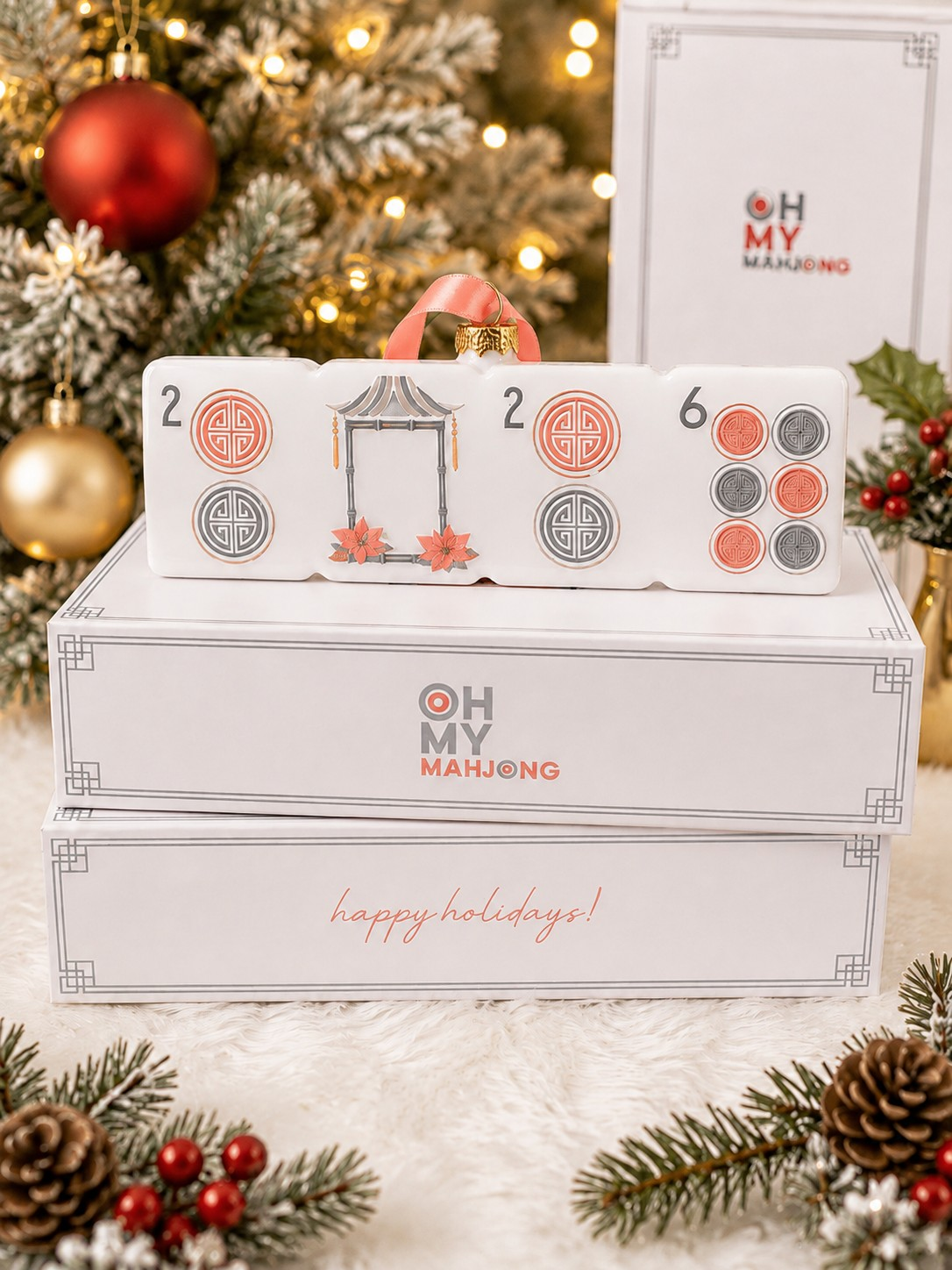 Longevity Ornament | Oh My Mahjong