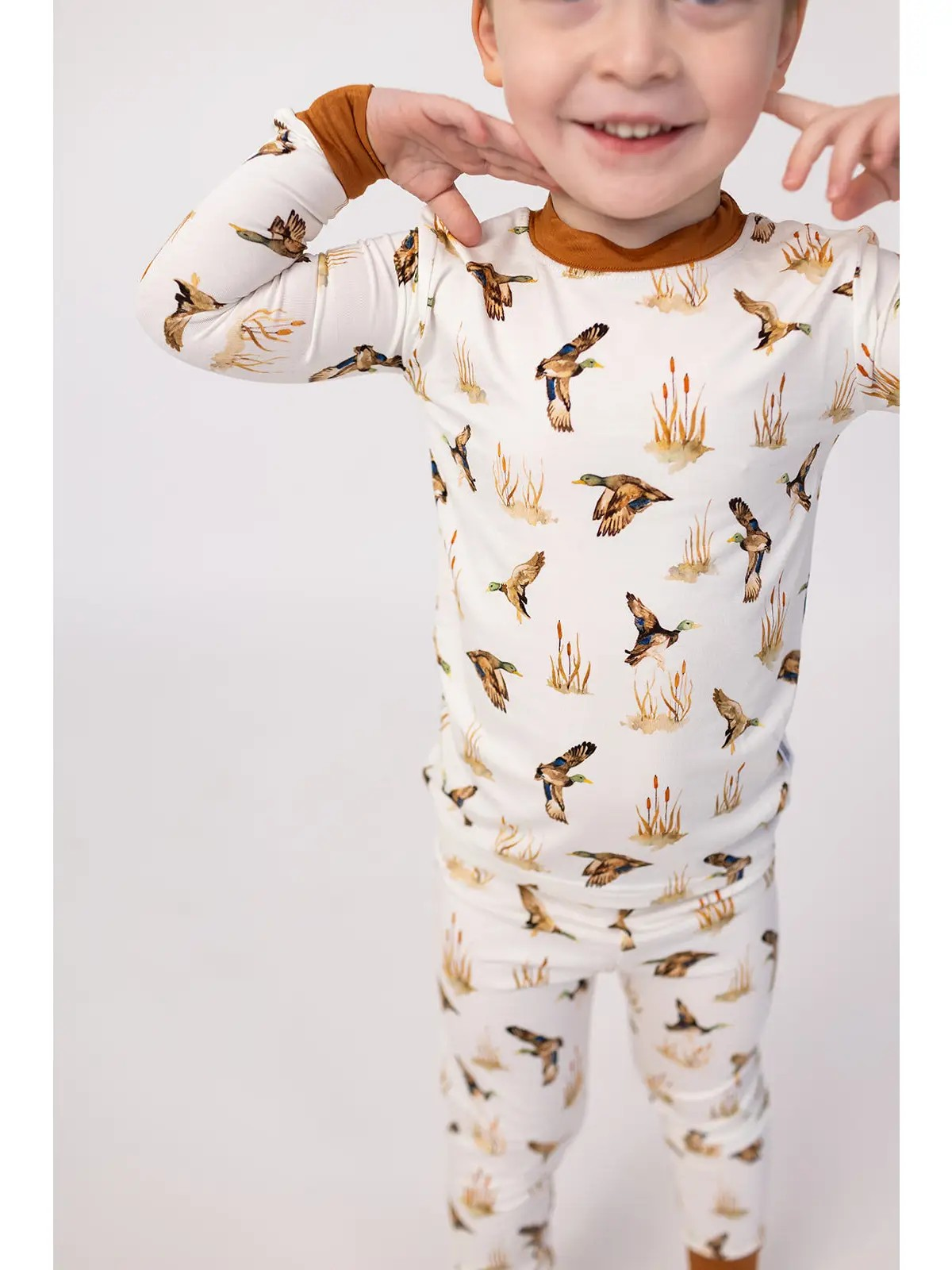 Ducks Bamboo 2Piece Pajama Set