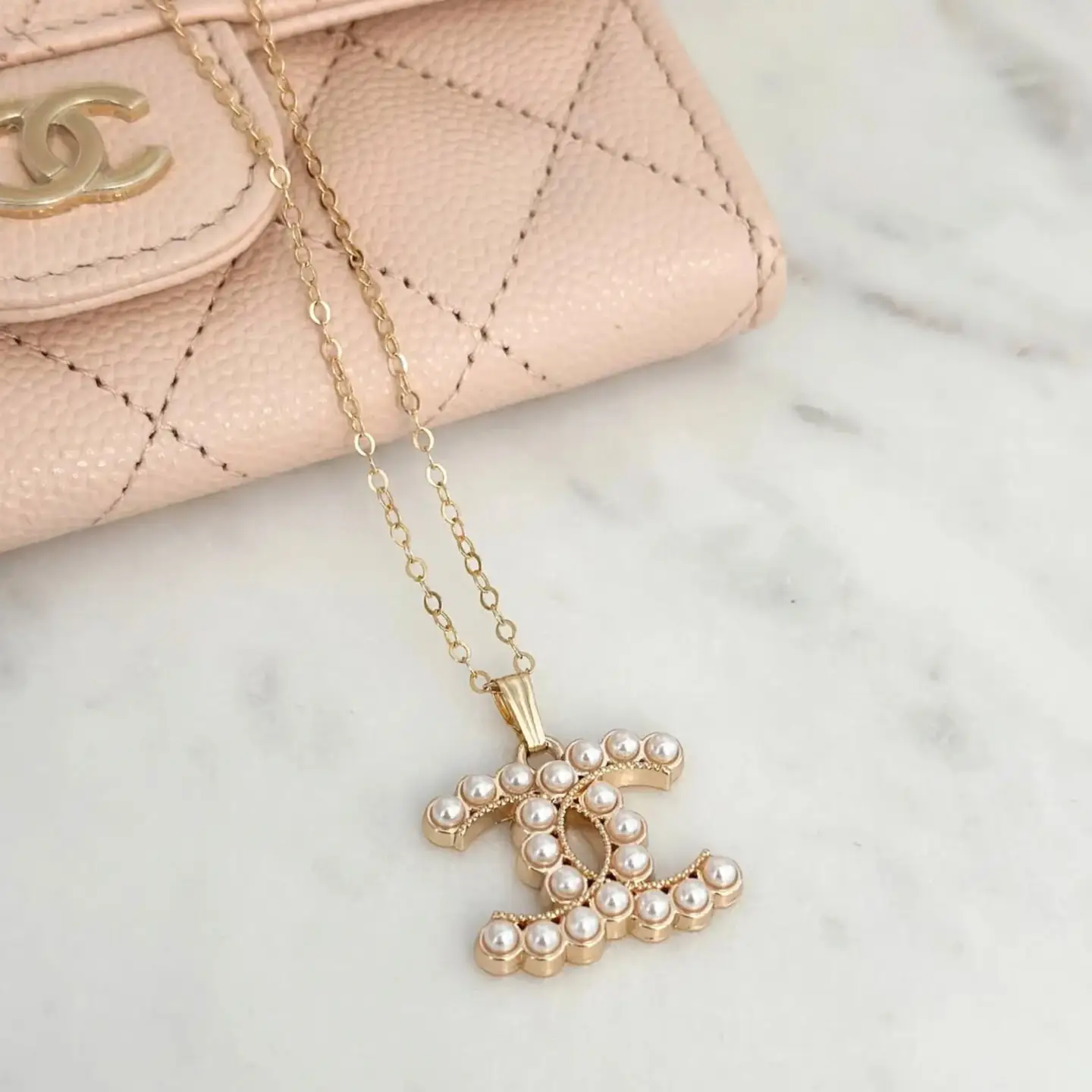 The Cable Chain CC Gold Necklace