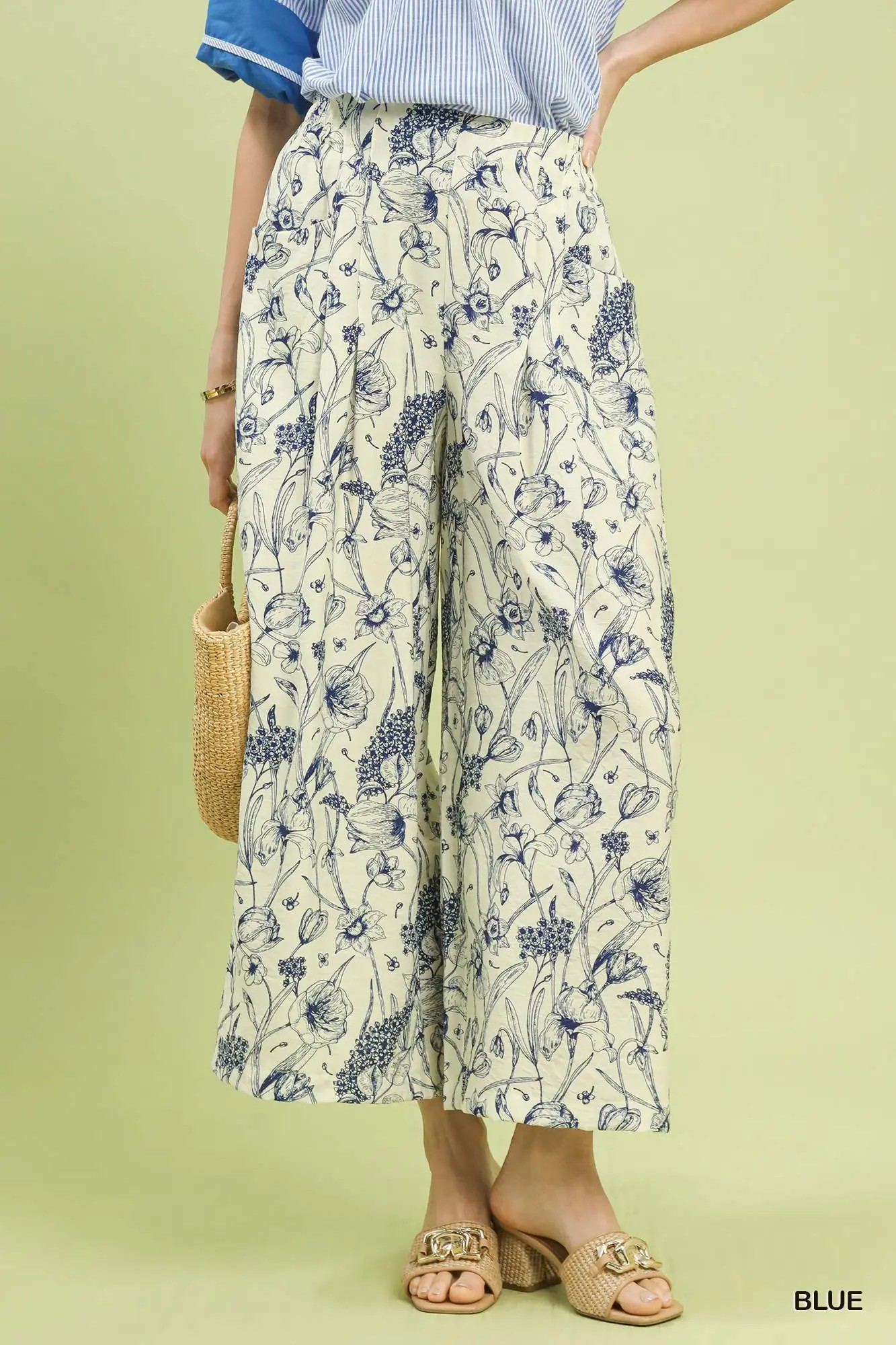 Blue Willow Wide Leg Pants