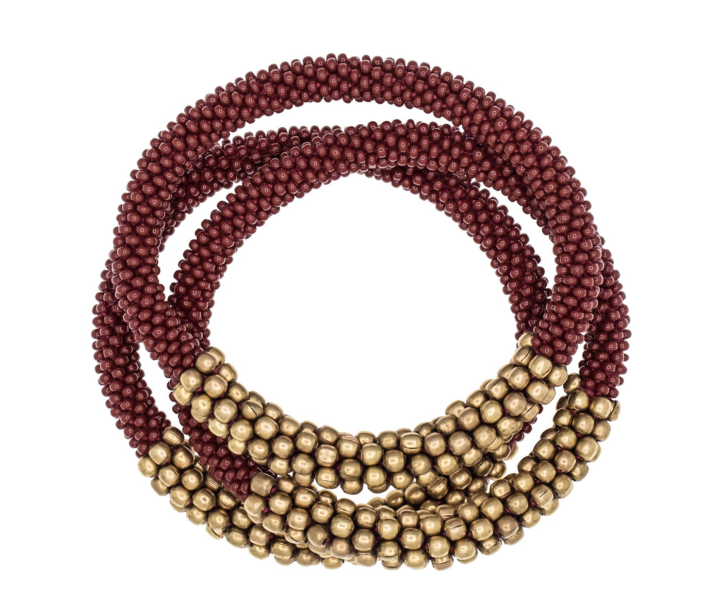 Nepal Roll on Bracelet | Hema Garnet