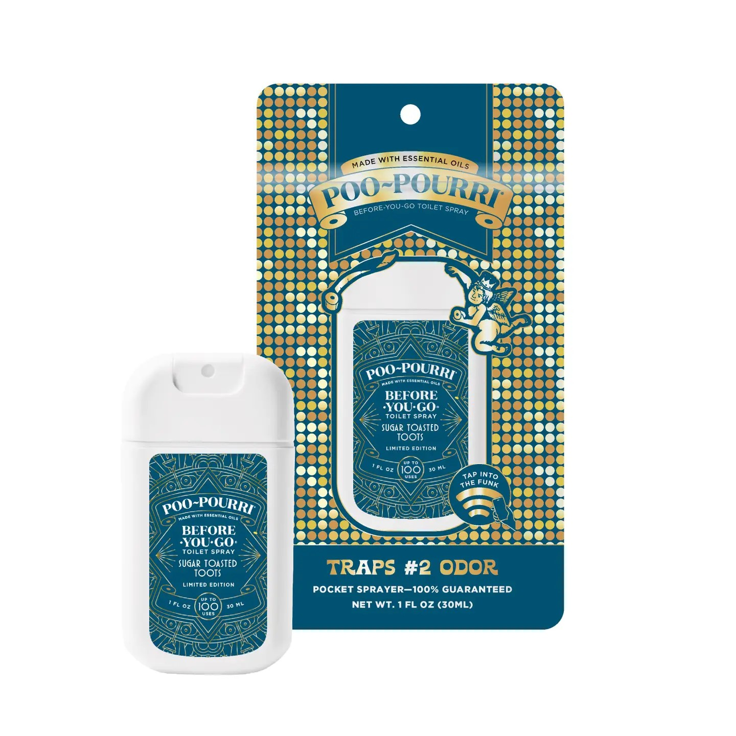 Holiday Poo~Pourri Sugar Toasted Toots - 1 oz Pocket Sprayer