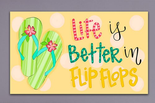 Life is Better - Door Mat