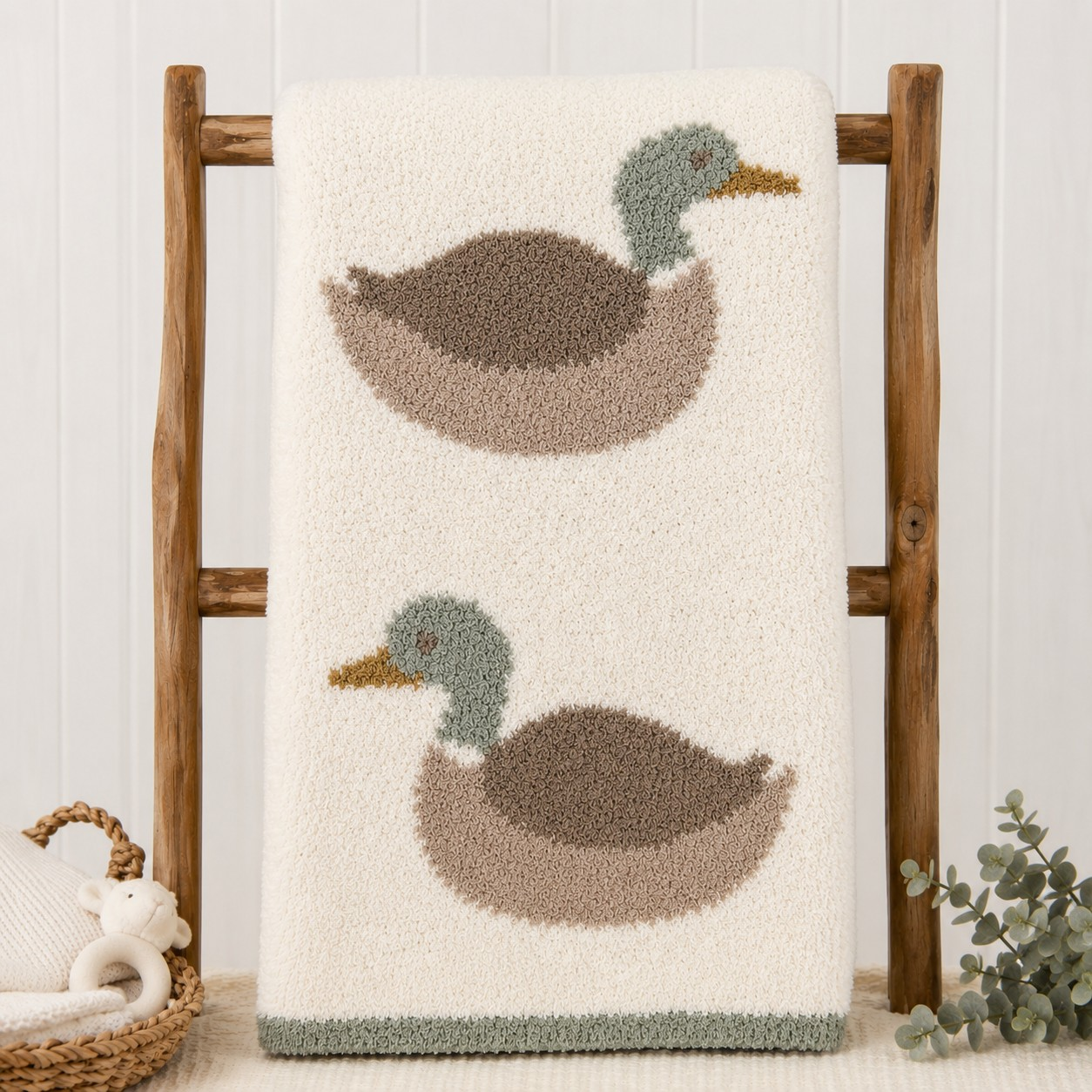 Simple Mallard Baby\Toddler Blanket | Mud Pie