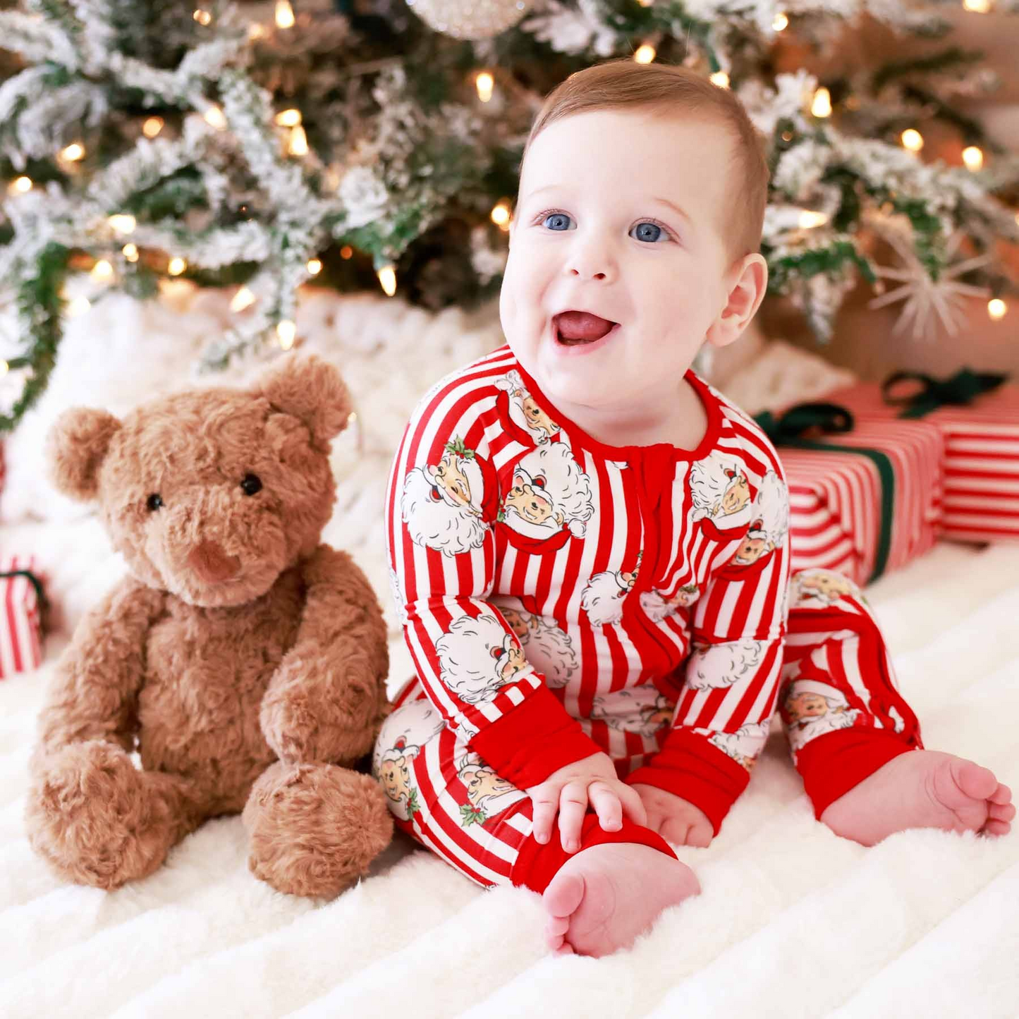 Santa Claus Lane | Zip Romper