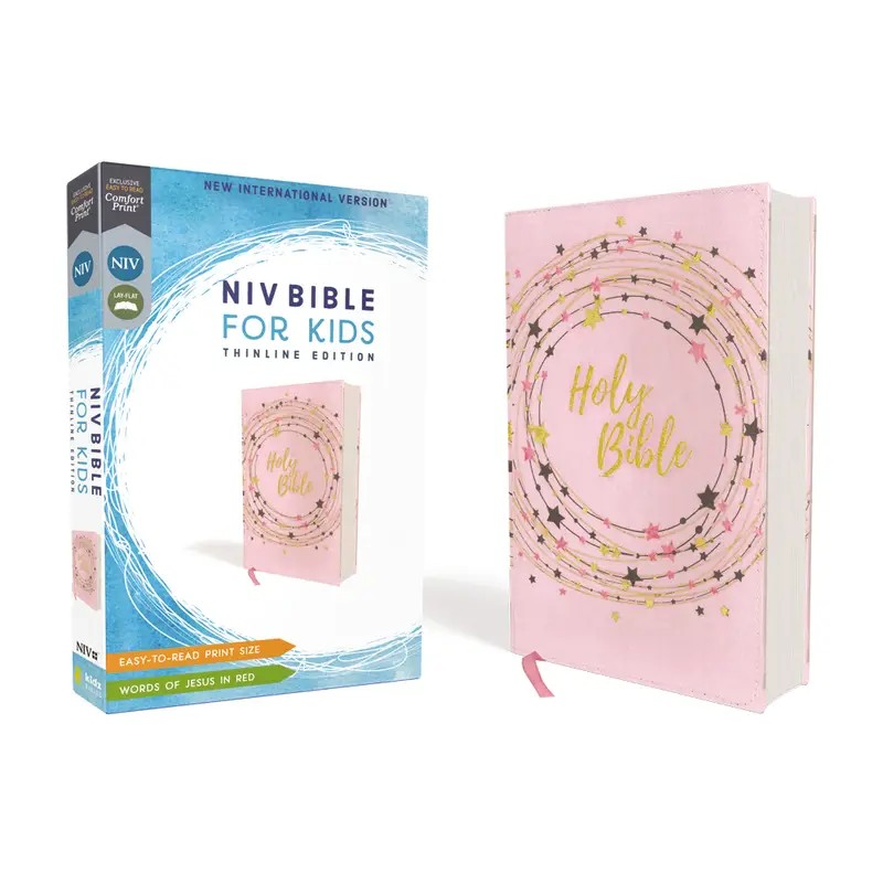 NIV Bible for Kids Flexcover | Pink/Gold