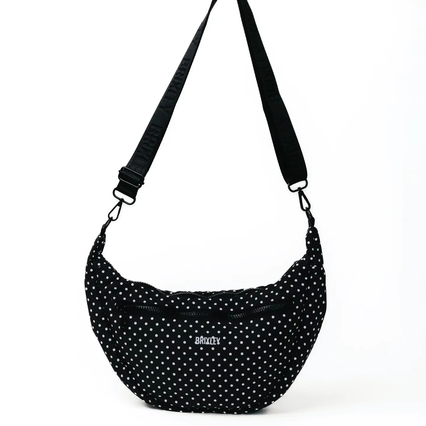 Pepper Dot Crescent Crossbody | Brixley