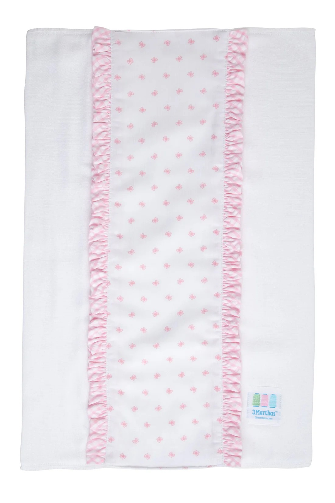 Bow Fancy Burp Cloth