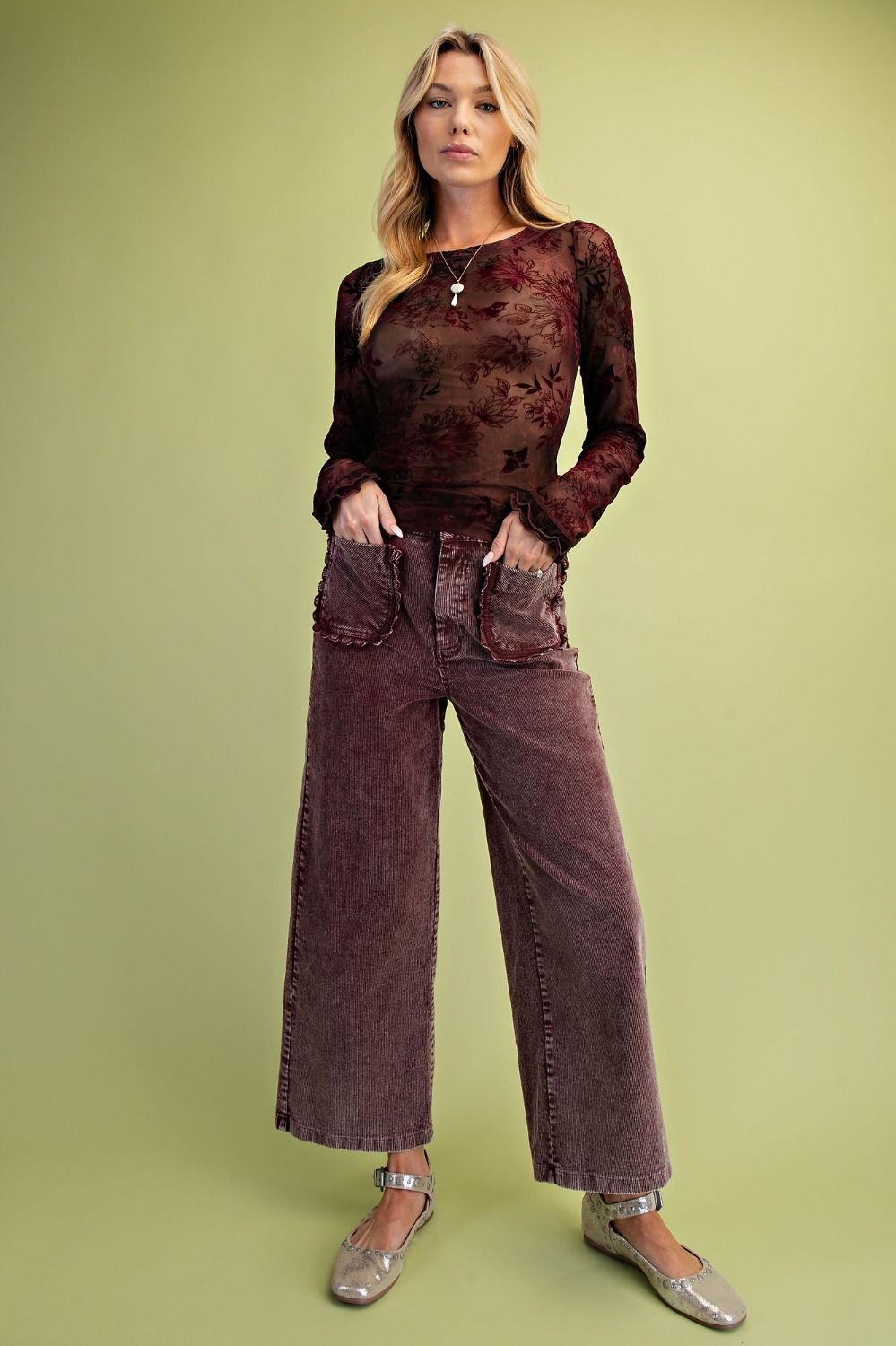 Mulberry Corduroy Pants