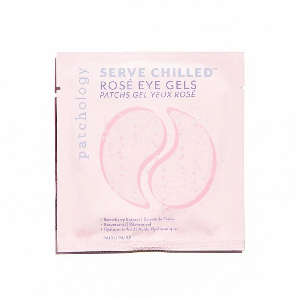 Serve Chilled Rose Eye Gels | Patchology