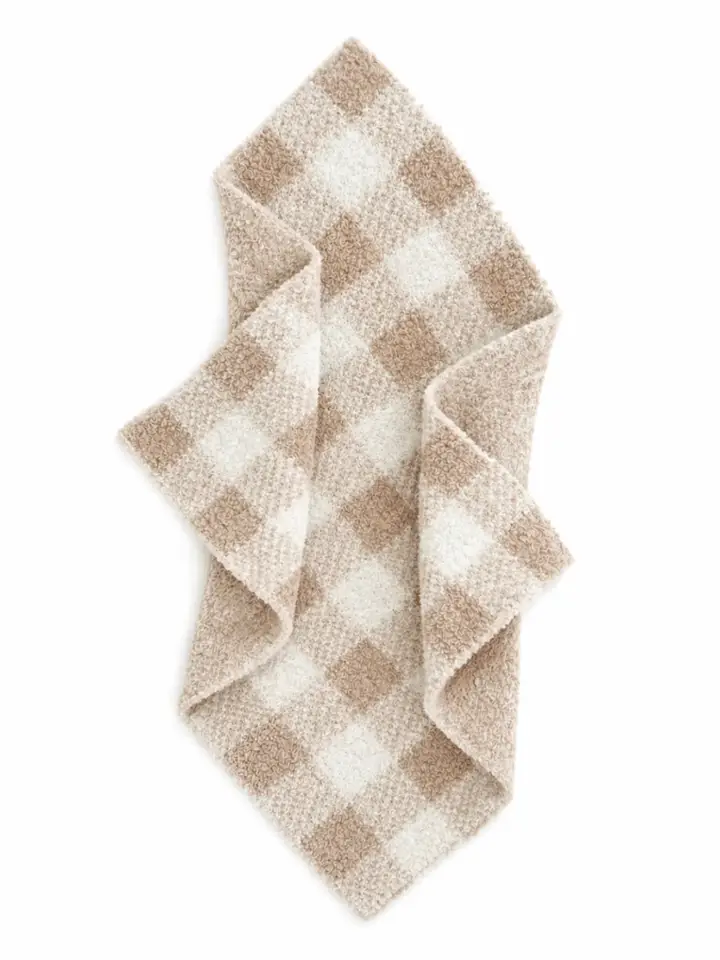 Bliss Gingham Mini Blanket | Phufy | Pebble