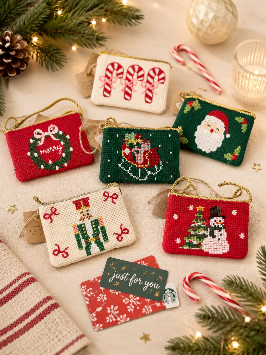 Needlepoint Gift Card Holder