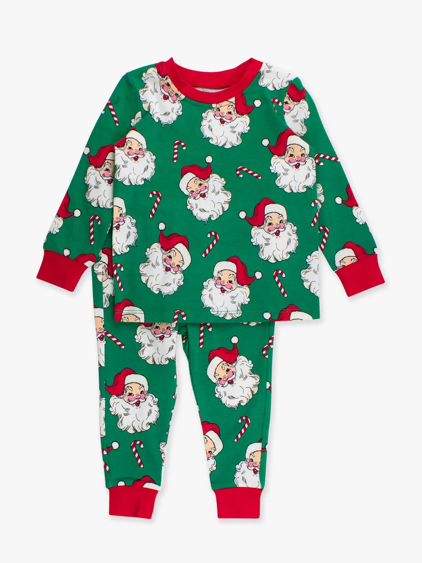 Candy Cane Santa 2pc Pjs
