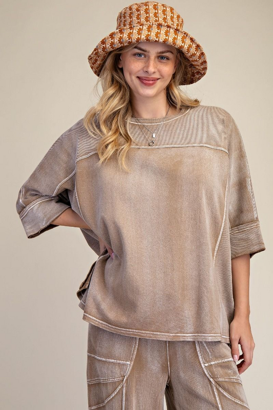 Rustic Sands Oversized Top | Easel