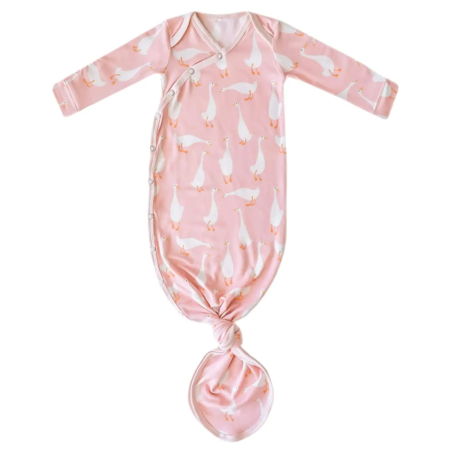 Newborn Knotted Gown | Goosie | Copper Pearl