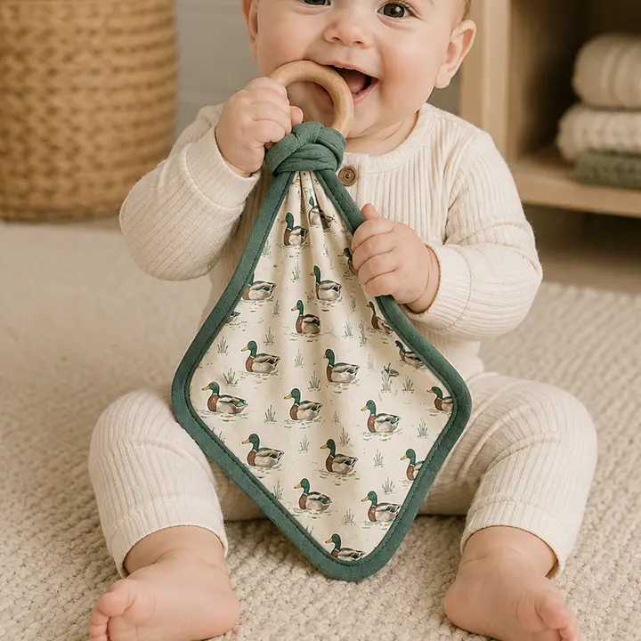 Mallard Duck Teething Lovey