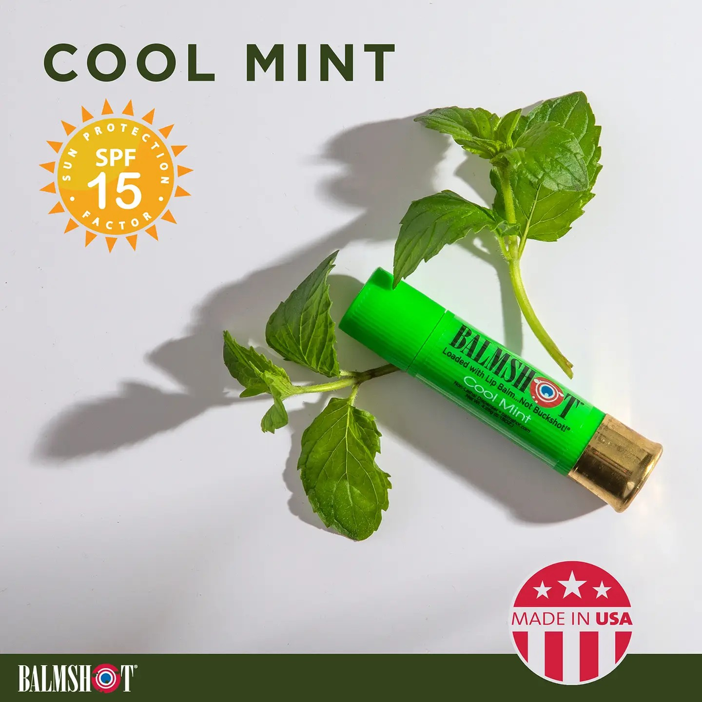 BalmShot | Cool Mint Beeswax Lip Balm