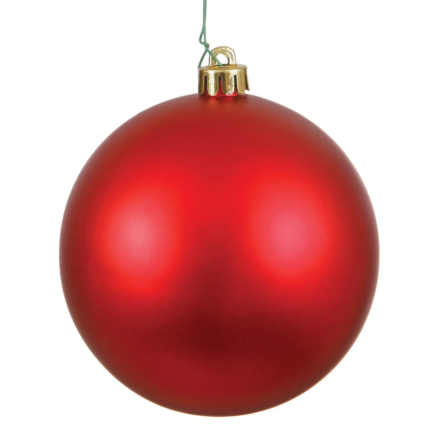 6" Red Matte Ball | Christmas Ornament